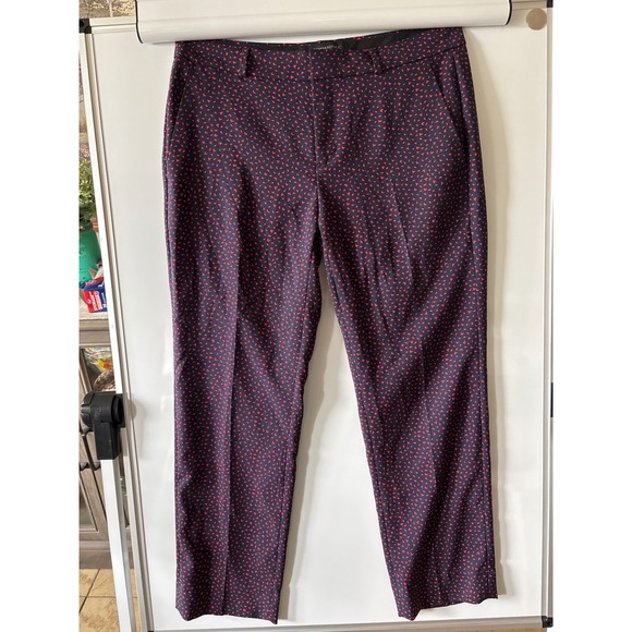 Banana Republic women's size 6 Avery straight leg navy ed slacks - Picture 1 of 4